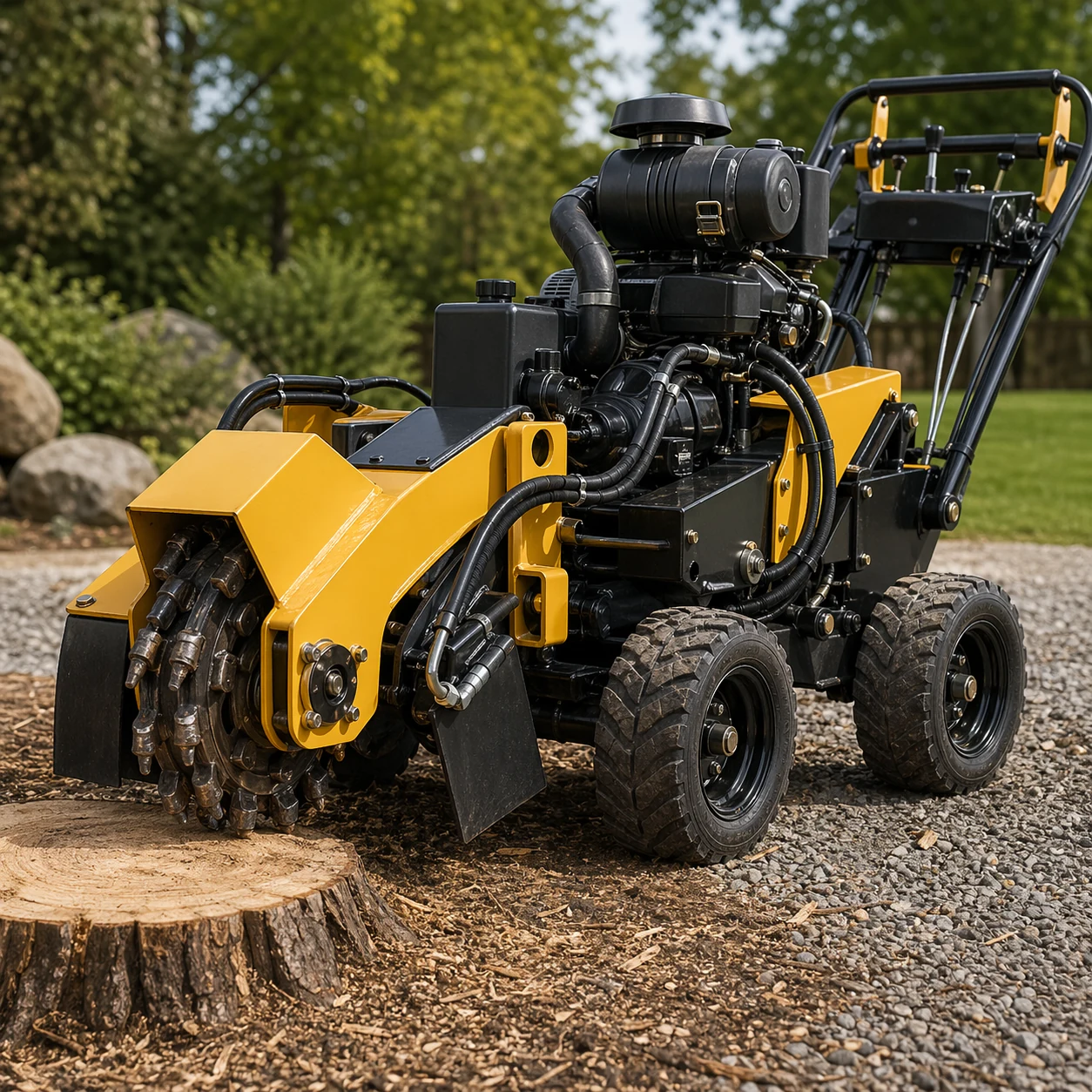 carlton stump grinder